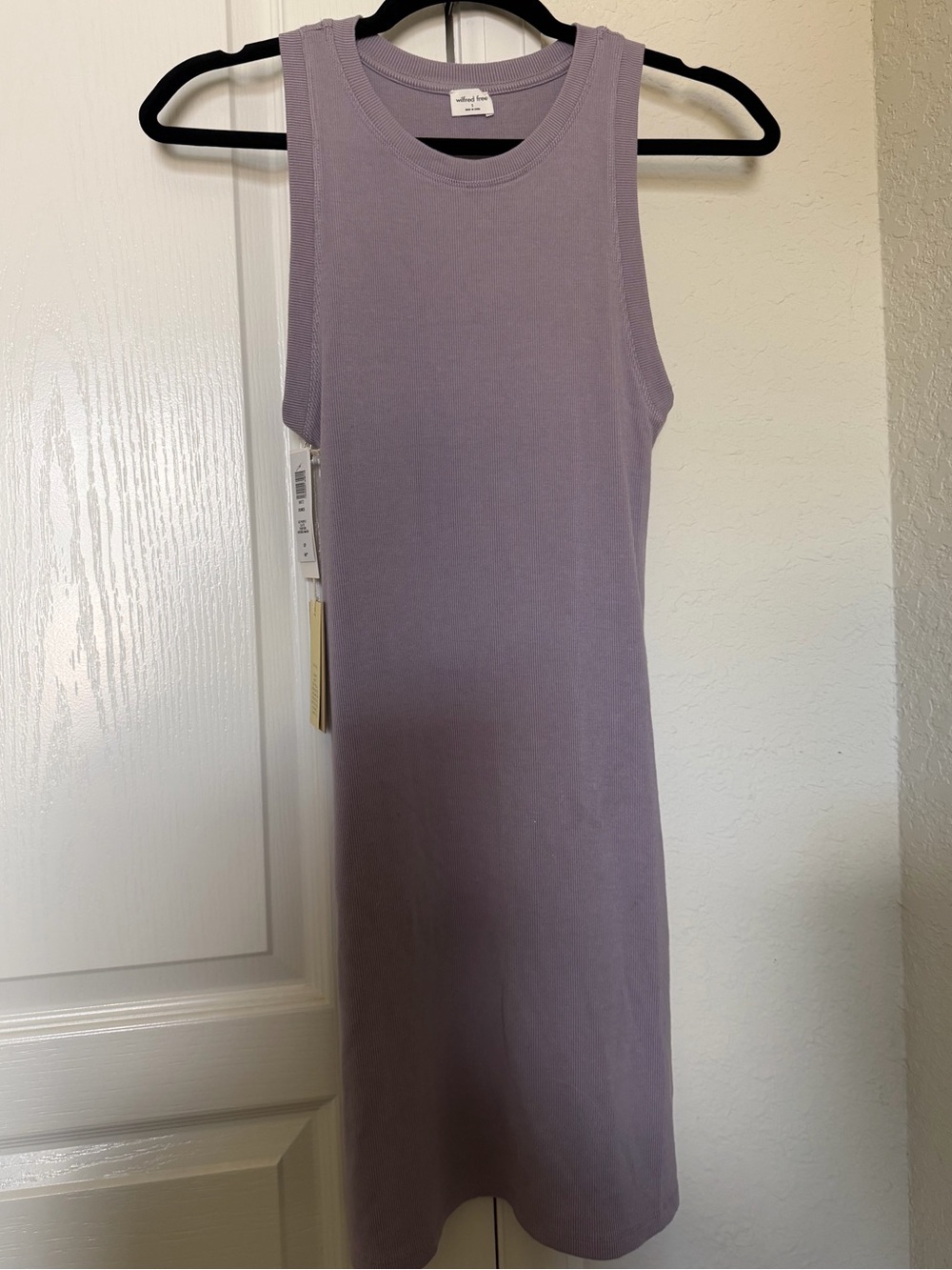 Wilfred - Dunes Lavender Ribbed Sleeveless Tank Dress